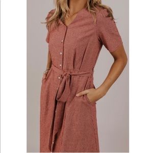 NWT Roolee “Tanya” Plaid Dress